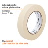 Cinta masking tape de 1" x 50 m. Truper